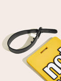 Shein Letter Pattern Silicone Card Holder