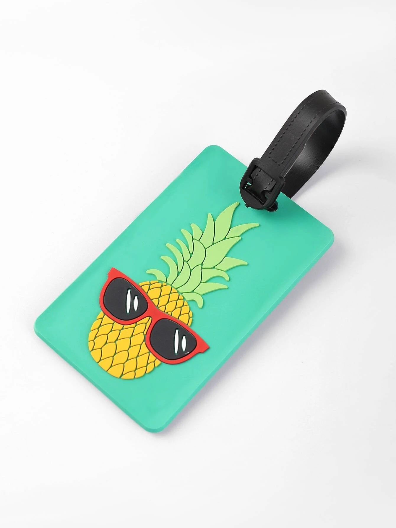Shein Cartoon Pineapple Graphic Luggage Tag