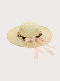  | (Upcoming) SHEIN Summer Flower Decor Straw Hat | Cap | Shein | OneHub