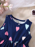 SHEIN Baby Heart Print Dress