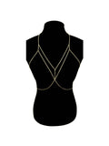 SHEIN 1pc Fashionable Zinc Alloy Minimalist Body Chain For Women For Daily Decoration