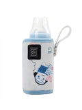 SHEIN 1pc Baby Slogan & Figure Graphic USB Heating Thermostat Portable Milk Bottle Insulation Cover