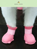 SHEIN 1pc Pet Dog Rain Boots Spring Waterproof & Warm Shoes For Pet Paws, Slip-Resistant, Durable, Outdoors, Anti-Scratch For Nails And Cats
