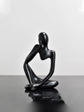 SHEIN Polyresin Modern Abstract Figure Decoration