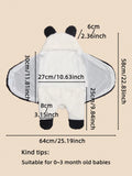 SHEIN 1pc Thickened Cartoon Panda Warm Baby Sleeping Bag For Autumn And Winter