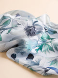 SHEIN 1pc Women Floral Print Fashionable Bandana, For Outdoor