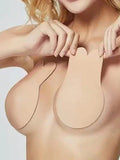 SHEIN 2pcs Reusable Rabbit Ear Nipple Covers, Invisible Silicone