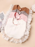 SHEIN 4pcs Candy Baby Bibs