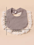 SHEIN 4pcs Candy Baby Bibs