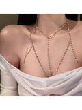 SHEIN Golden Women's Body Bikini Chain