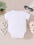 SHEIN Baby Boy Letter Graphic Bodysuit