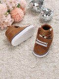 SHEIN Baby Fox Decor Hook-and-loop Fastener Sneakers For Spring & Fall