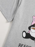SHEIN Cartoon Panda Print Pyjama Set