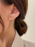 SHEIN Heart Design Stud Earrings