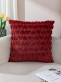 SHEIN Heart Tufted Fuzzy Cushion Cover Without Filler