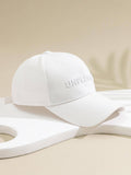 SHEIN Letter Embroidered Baseball Cap