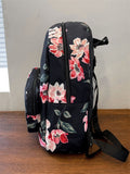SHEIN Lightweight Random Flower Graphic Classic Backpack School Bag