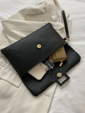 SHEIN Minimalist Flap Envelope Bag