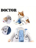 SHEIN Pet Clothes Designed By Veterinarian For Role Playing Of Small Dogs And Cats