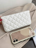 SHEIN Quilted Pattern Long Wallet Slim Portable