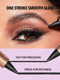 SHEGLAM EZ Glide Matte Eyeliner Pencil Highly Pigmented Black Smoky Eyes Matte Eyeliner Pencil Smudge-Proof Long-Lasting Ultra-Fine Eyeliner Blendable Smooth Cat Eye