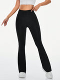 SHEIN Daily&Casual Women's Solid Color Flare Activewear Pants