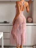 SHEIN Ladies' Sexy Lace Underwear Set