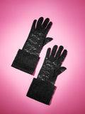 SHEIN MOD Lace Long Gloves
