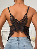SHEIN SXY Solid Lace Cami Top