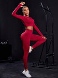 SHEIN Yoga Basic High-Stretch Seamless Women's Sports Suit