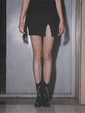 SHEIN Solid Fishnet Tights