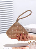 SHEIN Women's Mini Diamond Sparkling Clutch Bag, Perfect For Wedding, Party, Dance, Birthday, Gift, Makeup Bag