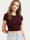  | SHEIN EZwear Slim Fit Crop Tee | Top | Shein | OneHub