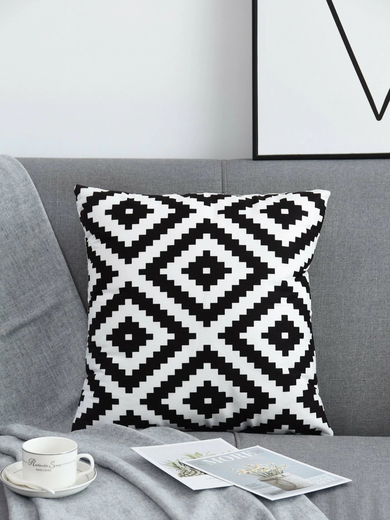  | Shein Geometric Pattern Print Cushion Cover | Pillow Cover | Shein | OneHub
