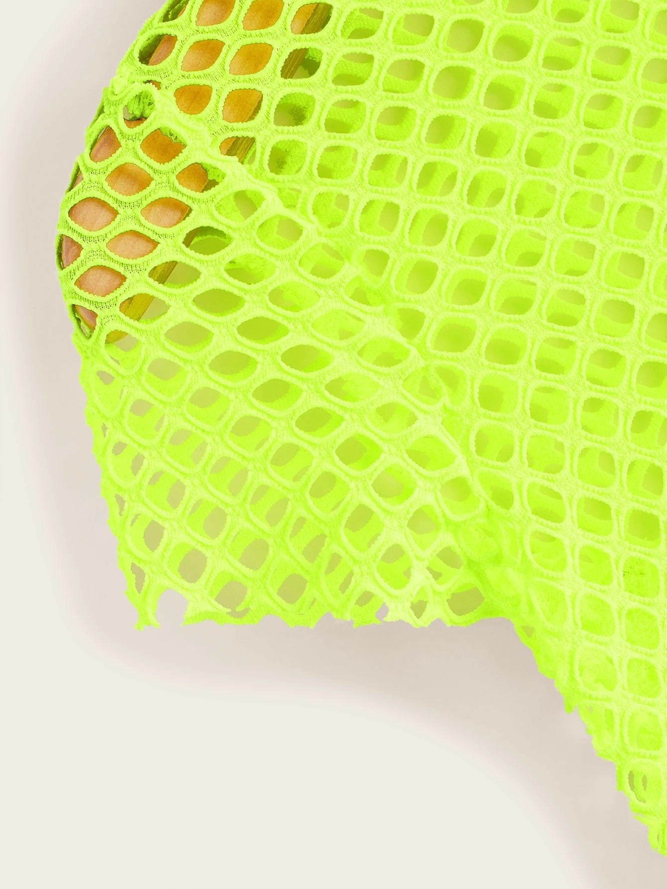 SHEIN ICON Neon Lime Crochet Crop Top