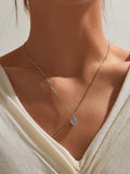 Shein Rhinestone Charm Chain Necklace