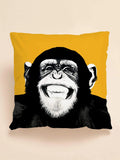 Shein Gorilla Print Cushion Cover Without Filler