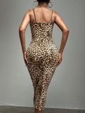  | SHEIN SXY Leopard Print Strap Detail Bodycon Dress | Dress | Shein | OneHub