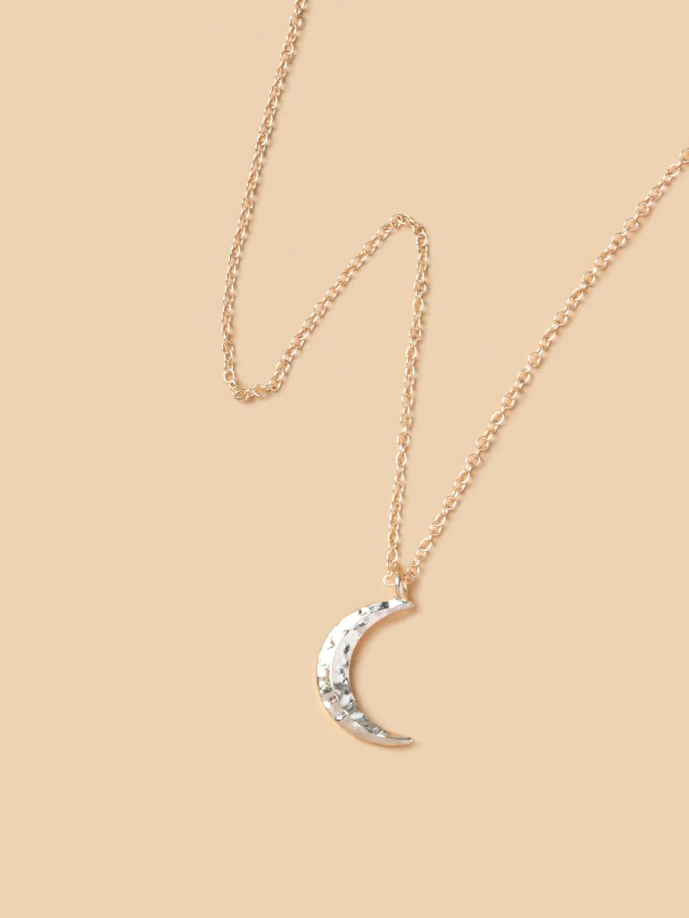 Shein Moon Charm Necklace