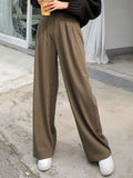 SHEIN DAZY High Waist Fold Pleated Pants