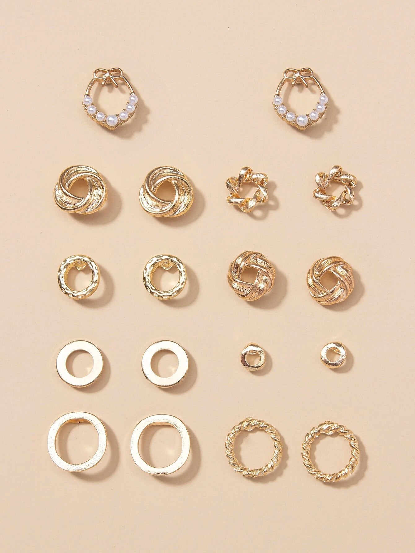  | Shein 9pairs Faux Pearl Decor Earrings | Earrings | Shein | OneHub