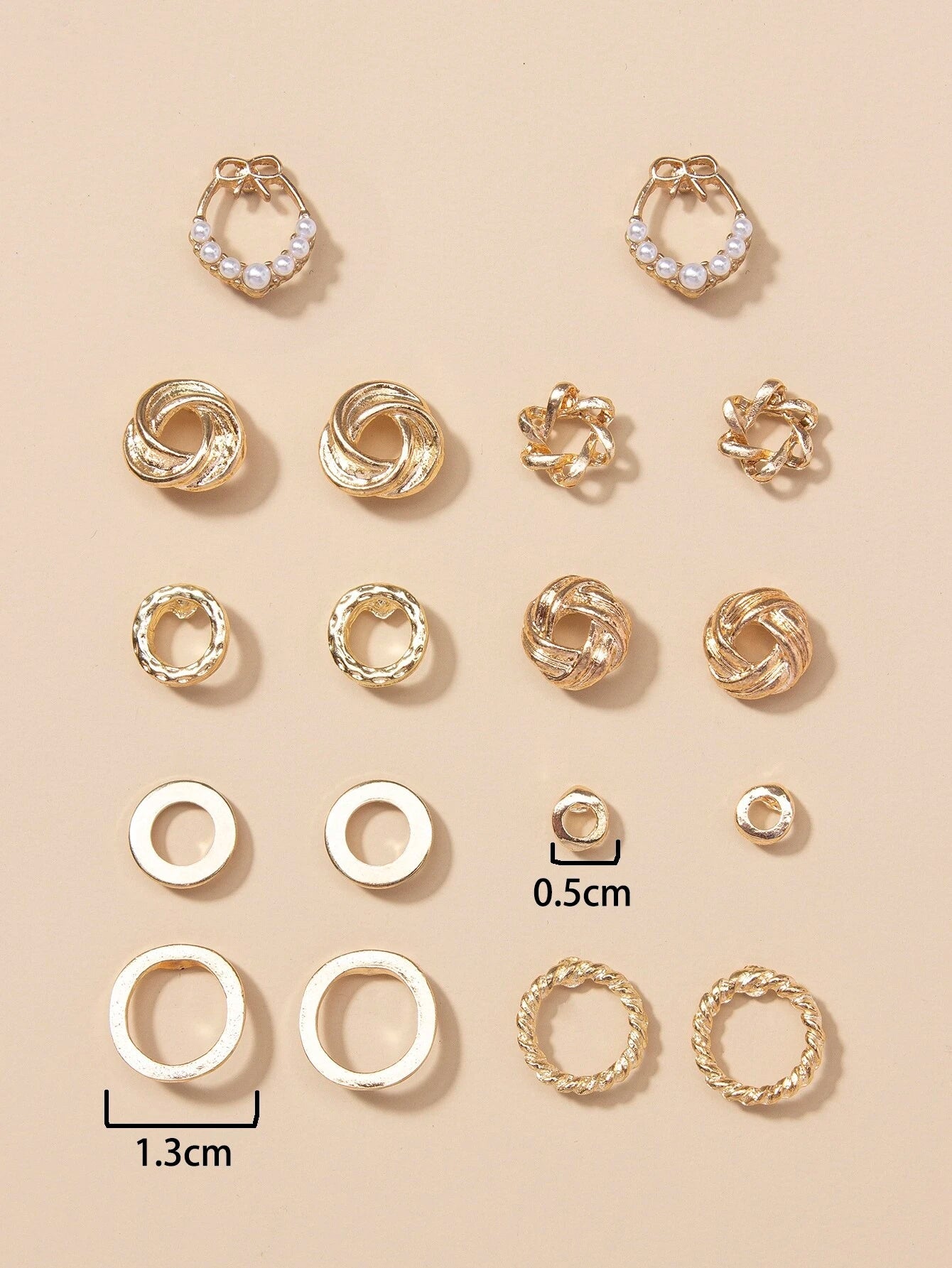  | Shein 9pairs Faux Pearl Decor Earrings | Earrings | Shein | OneHub