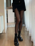Shein Houndstooth Print Tights
