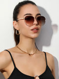 SHEIN Ombre Lens Fashion Glasses