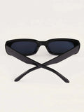 Shein Acrylic Irregular Frame Fashion Glasses