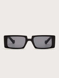 Shein Acrylic Frame Rectangle Fashion Glasses