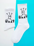  | Shein Letter & Figure Graphic Crew Socks | Socks | Shein | OneHub