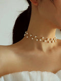  | Shein Faux Pearl Decor Choker | Necklace | Shein | OneHub