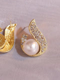  | (Upcoming) Shein Rhinestone & Faux Pearl Decor Stud Earrings | Earrings | Shein | OneHub