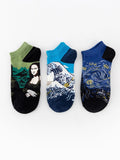  | Shein 3pairs Galaxy & Figure Graphic Ankle Socks | Socks | Shein | OneHub